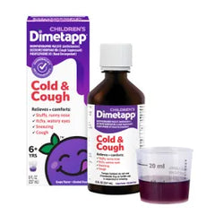 Children's Dimetapp Cold & Cough Grape Flavor 8fl oz