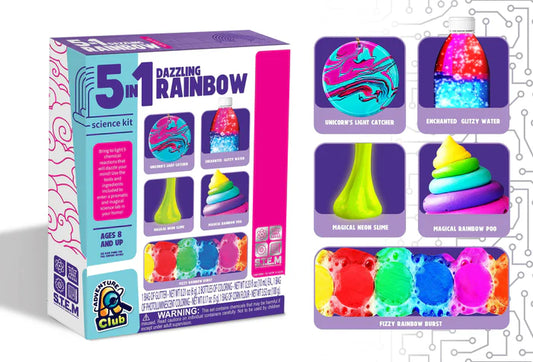 5 in 1 Dazzling Rainbow Science Kit