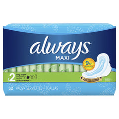 Always Maxi Long Super Flex-Wings Pads Size 2 (32 count)