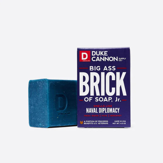 Duke Cannon Big Ass Brick of Soap Jr. Smells Like Naval Diplomacy 4.5oz