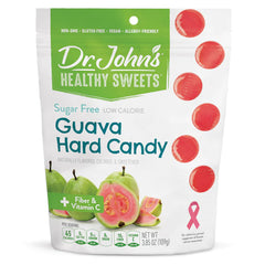 Dr. John's Healthy Sweets Sugar Free Guava Hard Candy 3.85oz