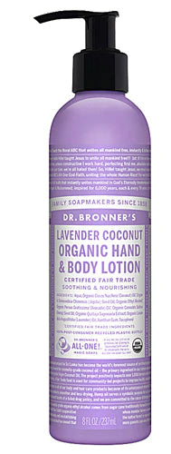 Dr. Bronner Lavender Coconut Organic Hand & Body Lotion 8fl oz
