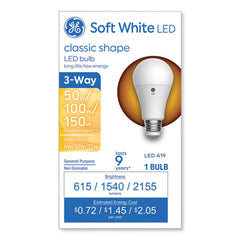 GE Soft White 3 Way LED Lightbulb 50W/100W/150W