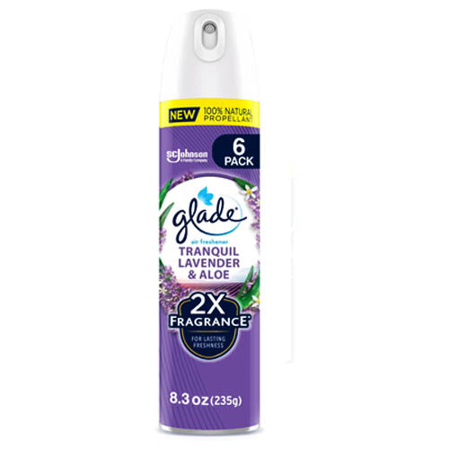 Glade Air Freshener Odor Fighting Room Spray, Tranquil Lavender & Aloe, 8.3 oz
