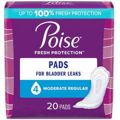 Poise Fresh Protection Pads #4 Moderate 20ct