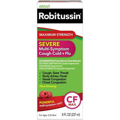 Robitussin Maximum Strength Multi-Symptom Cold Relief Liquid - Dextromethorphan - 8 fl oz