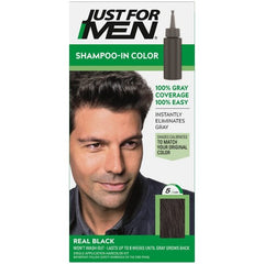 Just For Men Shampoo-In-Color Real Black H-55