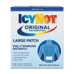 IcyHot Original Pain Relief Patch Large Patch 5ct