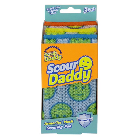 Scrub Daddy Sour Daddy Scratch Free Sponges 3 Pack