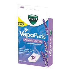 Vicks Vapopads Calming Vapor w/ Lavender Essential Oil (12ct)