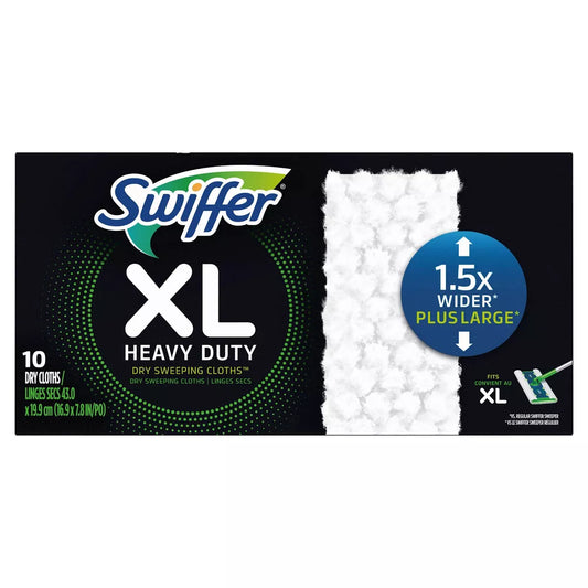 Swiffer XL Heavy Duty Dry Sweeping Cloths 10ct