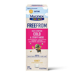 Mucinex Children's Freeform Multi-Symptom Cold & Stuffy Nose Honey & Berry Natural  Flavor 4fl oz