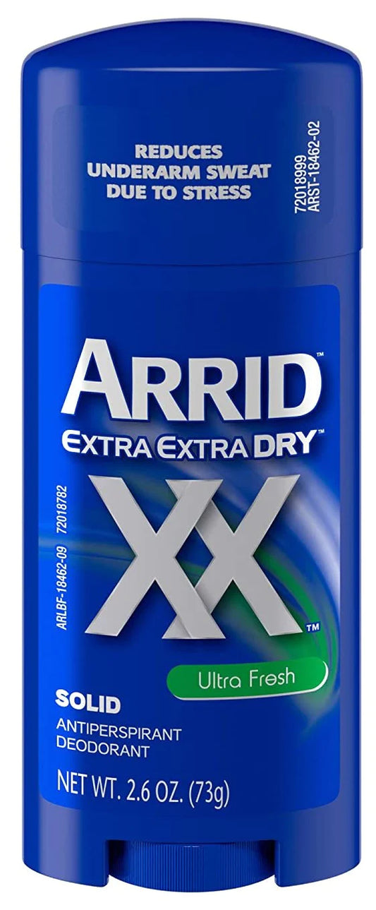 ARRID XX Anti-Perspirant Deodorant Solid Ultra Fresh 2.6 oz