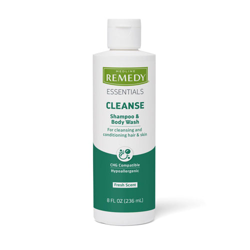 Medline Cleanse Shampoo/Body Wash 8oz