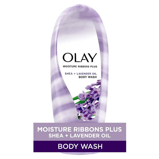 Olay Moisture Ribbon Plus Shea + Lavender Body Wash 18 oz