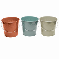 Citronella Wax Candle Bucket 17oz assorted colors