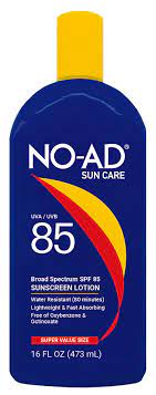 No-Ad Sunscreen Lotion SPF 85 16fl oz