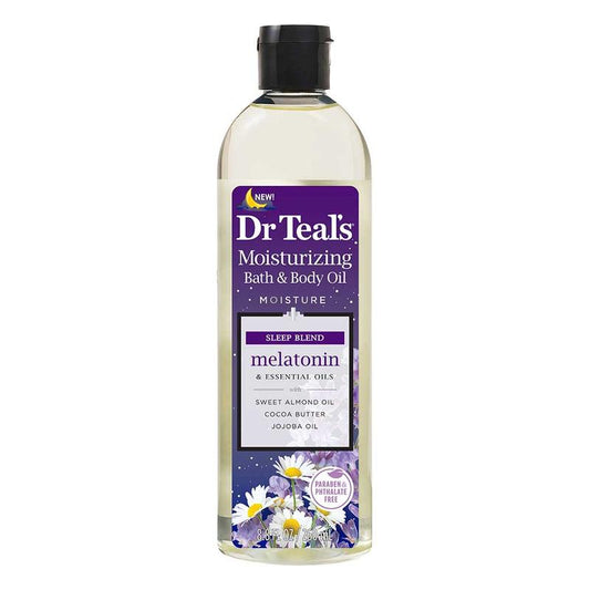 Dr. Teal's Moisturizing Bath & Body Oil Sleep Blend Melatonin 8.8fl oz
