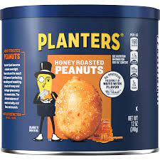 Planters Honey Roasted Peanuts 12oz