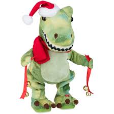 Joyful Holiday Animated T-Rex
