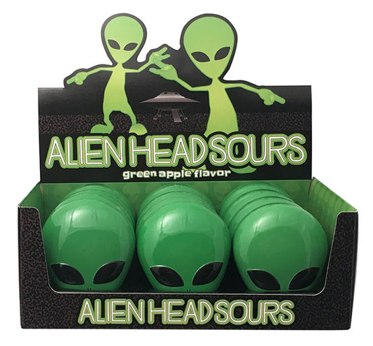 Alien Head Sours Green Apple Flavor 1.oz