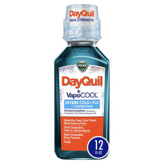 Vicks Dayquil Vapocool Severe Cold & Flu +Congestion 12fl oz