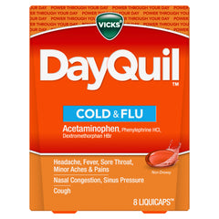 Vicks Dayquil Cold & Flu (8 liquicaps)