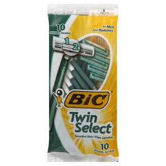 Bic Twin Select Sensitive Disposable Razor 10count