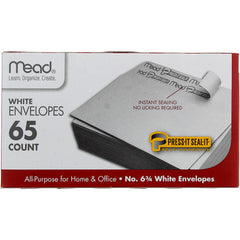 Mead No. 6 3/4 White Envelopes- 65 Count