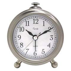 Equity Metal Analog Alarm Clock