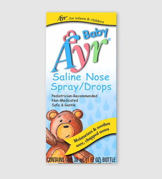 Ayr Baby Saline Nose Spray/Drops 1fl oz