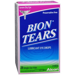 Bion Tears Lubricant Eye Drops- 28 Vials (0.015oz)