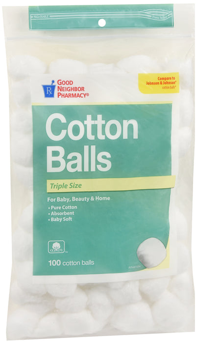 Good Neighbor Pharmacy Cotton Balls Triple Size 100ct