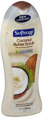 Softsoap Coconut Butter Scrub Body Wash 20 oz