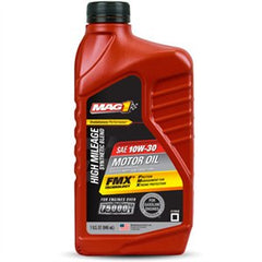 Mag1 High Mileage Synthetic Blend Motor Oil 1qt