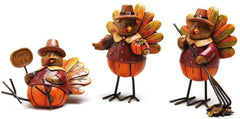 Evergreen Thanksgiving Decorative Turkey 1ct (assorted)