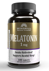 Windmill Natural Vitamins Melatonin 1mg (100 tablets)