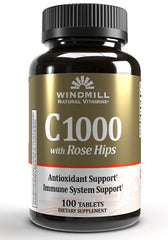 Windmill Natural Vitamins C1000 with Rose Hips (100 tablets)