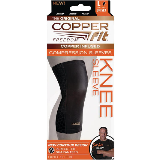 Copper Fit Compression Knee Sleeves Large