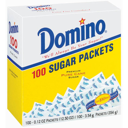 Domino Sugar Packets 100ct