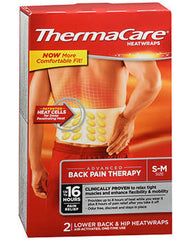 Thermacare Back Pain Therapy 16HR Deep Penetrating Relief S-M (2 count)
