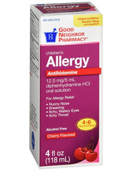 Good Neighbor Pharmacy Children's Allergy Cherry Flavored Liquid 4fl oz