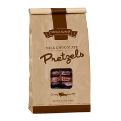 Nancy Adams Milk Chocolate Pretzels 5.5oz
