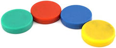 Magnet Source Colorful Rubber-Coated Disc Magnets Assorted Colors 1ct
