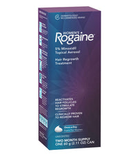 Women's Rogaine 5% Minoxidil Topical Aerosol Hair Regrowth Treatment Two Month Supply 2.11 oz