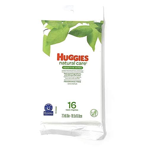 Huggies Natural Care Sensitive Unscented Baby Wipes 16ct