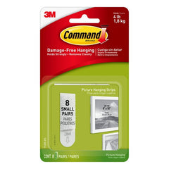Command Small Picture Hanging Strips 8ct
