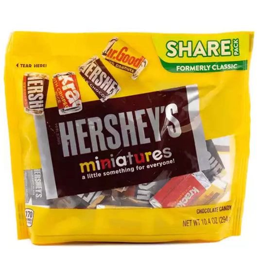 Hershey Miniatures Chocolate Candy Assortment Share Pack 10.4oz