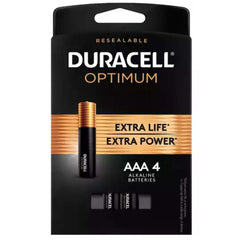 Duracell Optimum AA Batteries 4ct