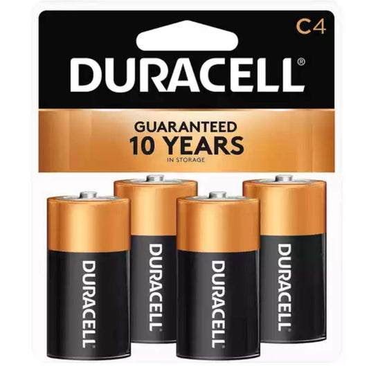 Duracell C Batteries 4ct